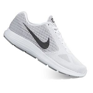 Nike Revolution 3 Running Shoes / Size: 8 / Color: White
